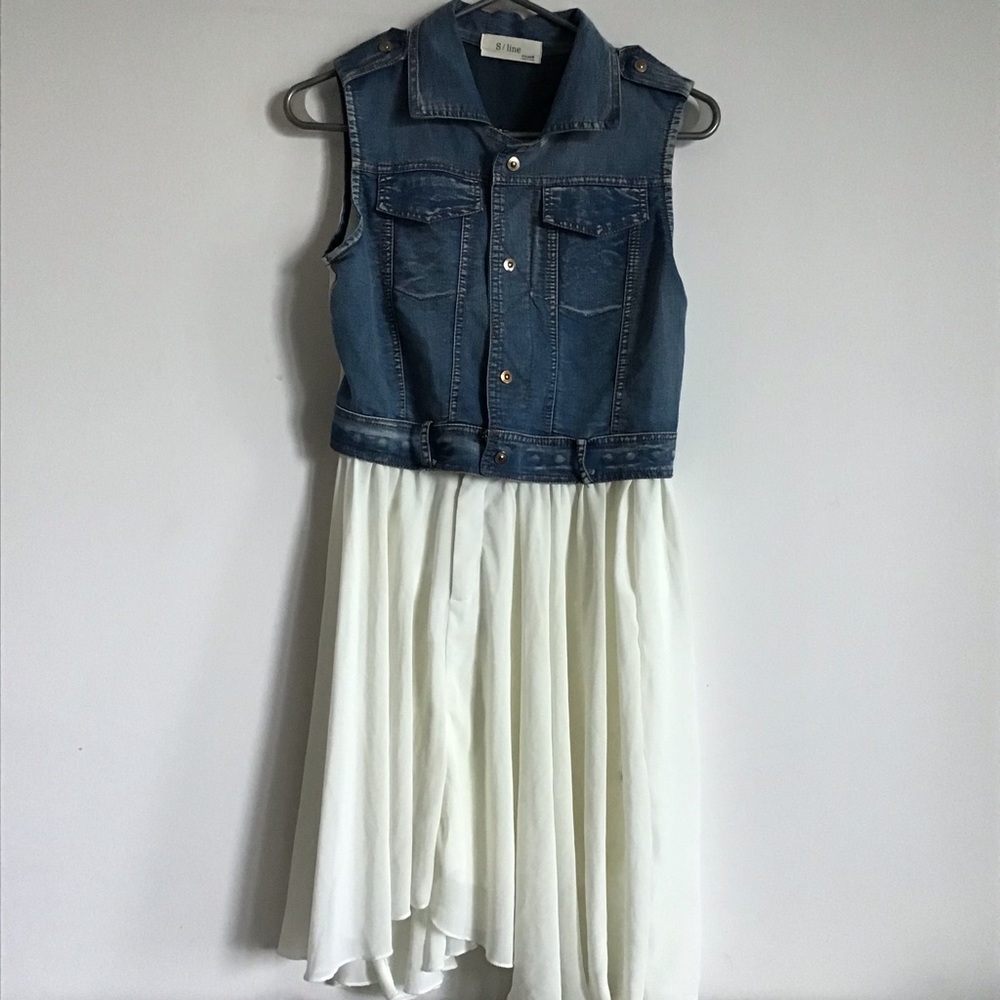 Korean brand vest+ skirt,Size S